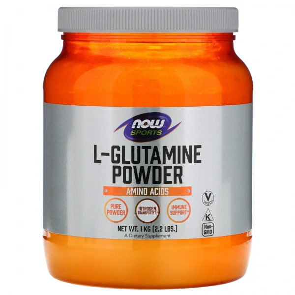 NOW SPORTS L-Glutamine Powder (Nitrogen Transporter) 2.2 lbs. (1kg)