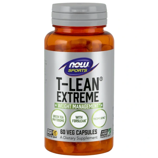 NOW SPORTS T-Lean™ Extreme Weight Management (Naturalna Kontrola Wagi) 60 kapsułek wegańskich