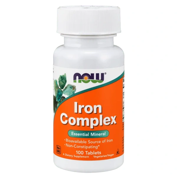 Now Foods Iron Complex - 100 vegetarian tablets