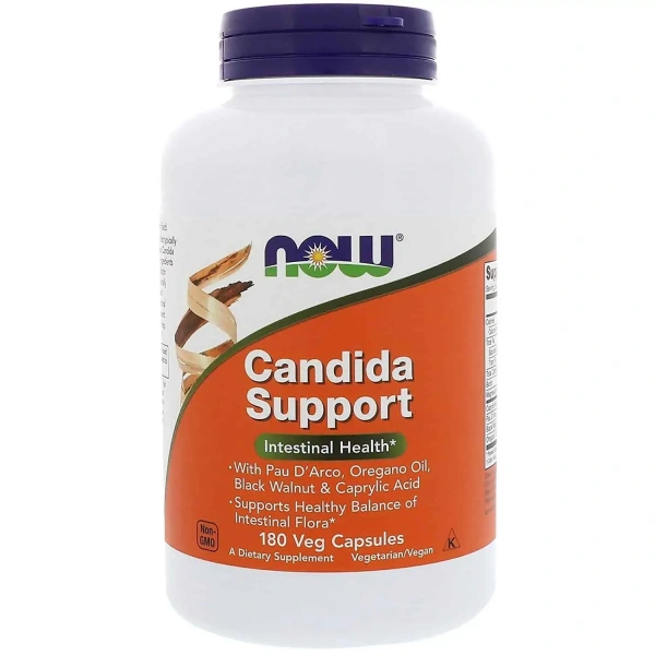 NOW FOODS Candida Support 180 Vegetarian Capsules