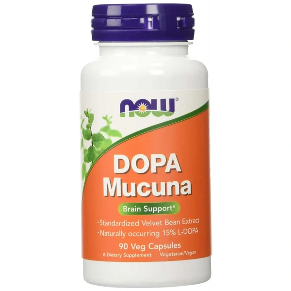 NOW FOODS Dopa Mucuna 90 Vegetarian capsules