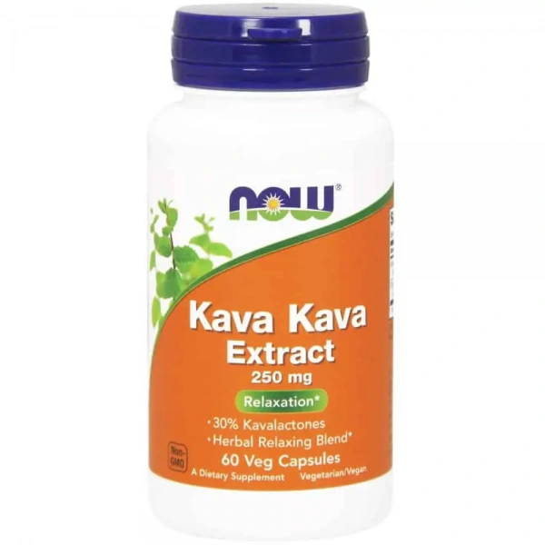 NOW FOODS Kava Kava Extract 60 Kapsułek wegetariańskich