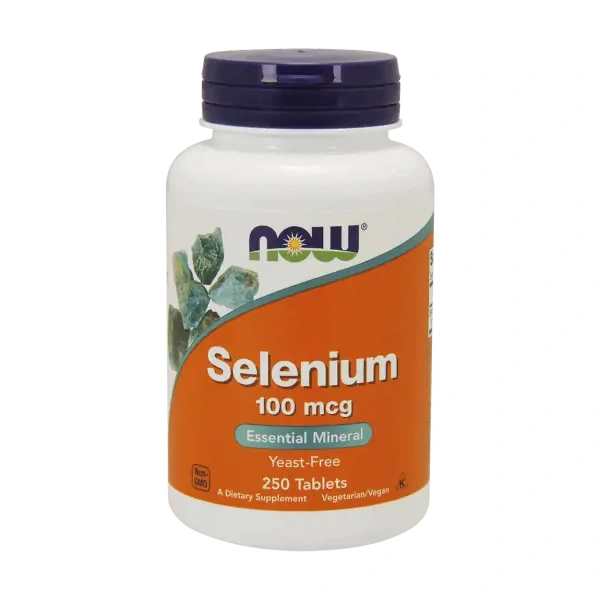 NOW FOODS Selenium 100mcg (Selen) 250 tabletek wegańskich