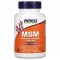 NOW FOODS MSM Methylsulfonylmethane 1000mg (Joint Health) 120 Vegetarian Capsules