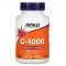 NOW FOODS Vitamin C-1000 with Bioflavonoids (Witamina C z Bioflawonoidami) 100 Kapsułek wegańskich