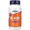 NOW FOODS Vitamin E (Witamina E-400 Natural D-Alpha Tocopheryl) - 100 kapsułek żelowych