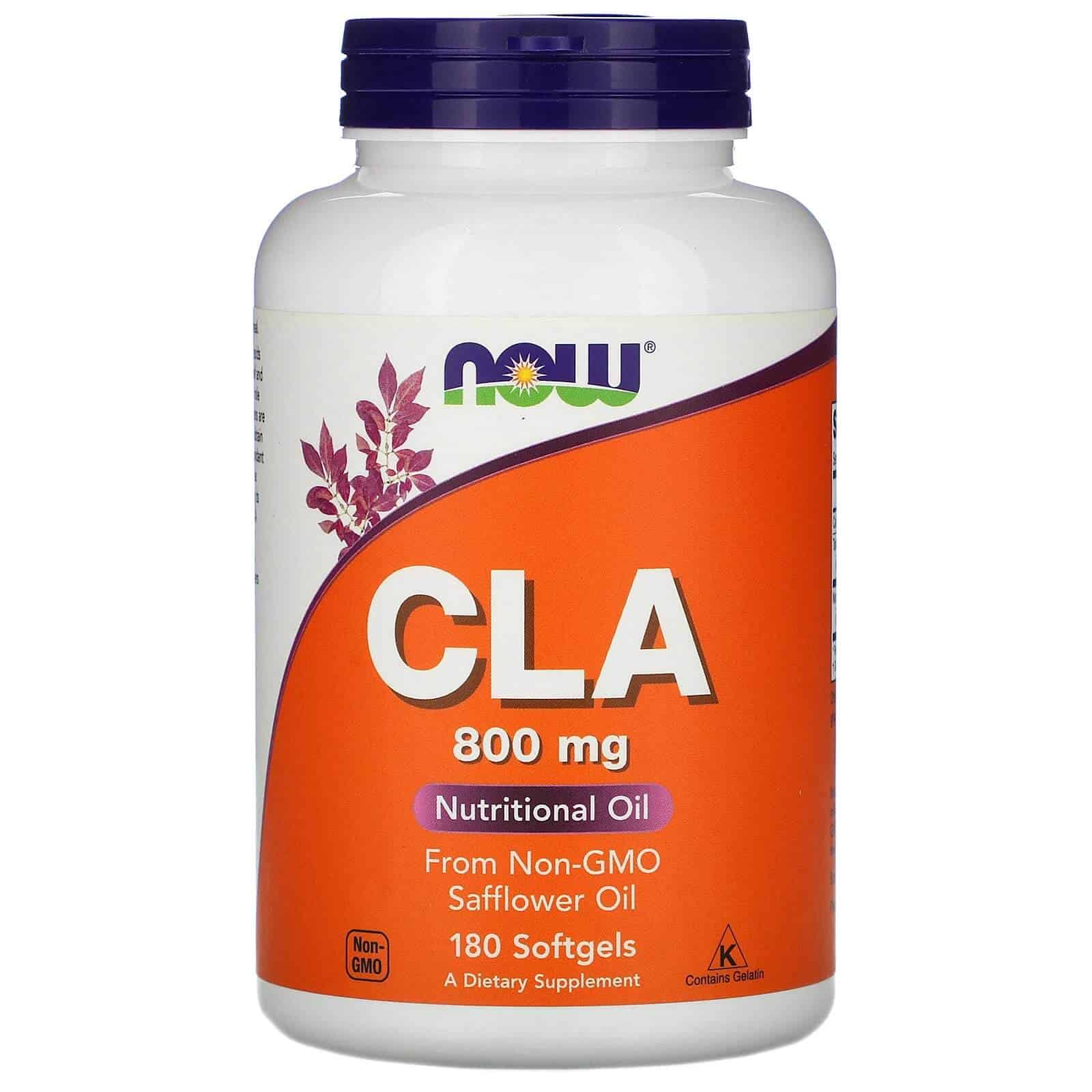 NOW FOODS CLA 800mg (Sprzężony kwas linolowy) 180 Kapsułek żelowych