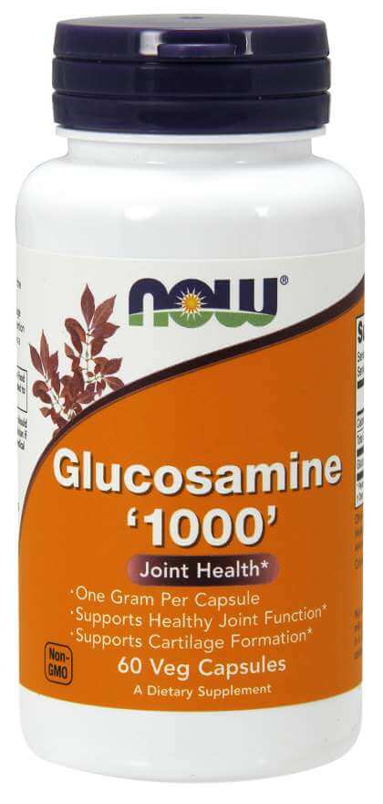 NOW FOODS Glucosamine '1000' (Zdrowie stawów) 60 Kapsułek wegetariańskich