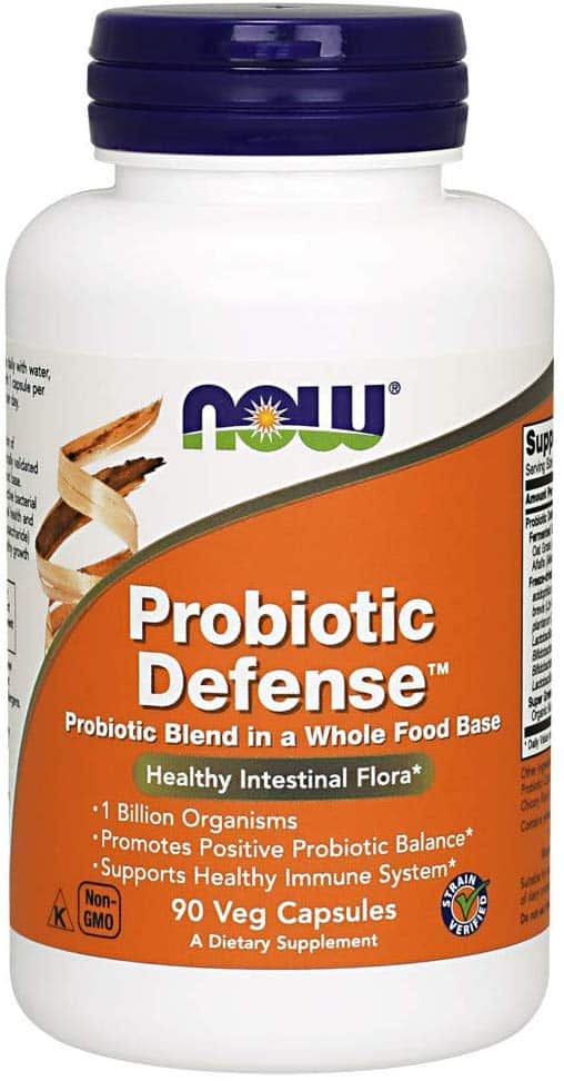 NOW FOODS Probiotic Defense (Probiotyk, Układ pokarmowy) 90 Kapsułek wegetariańskich