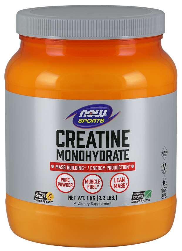 NOW SPORTS Creatine Monohydrate (Wegański Monohydrat Kreatyny) 1kg