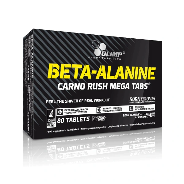 OLIMP BETA-ALANINE CARNO RUSH MEGA TABS 80 Tablets