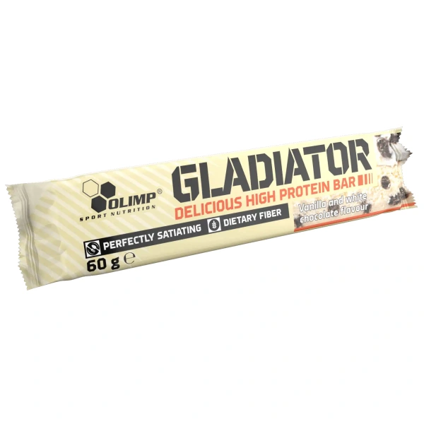 OLIMP Gladiator High Protein Bar - Baton Proteinowy - Wanilia-Śmietanka