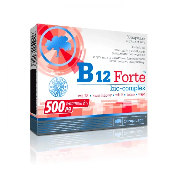 OLIMP B12 Forte Bio-Complex (Metabolizm homocysteiny) 30 Kapsułek
