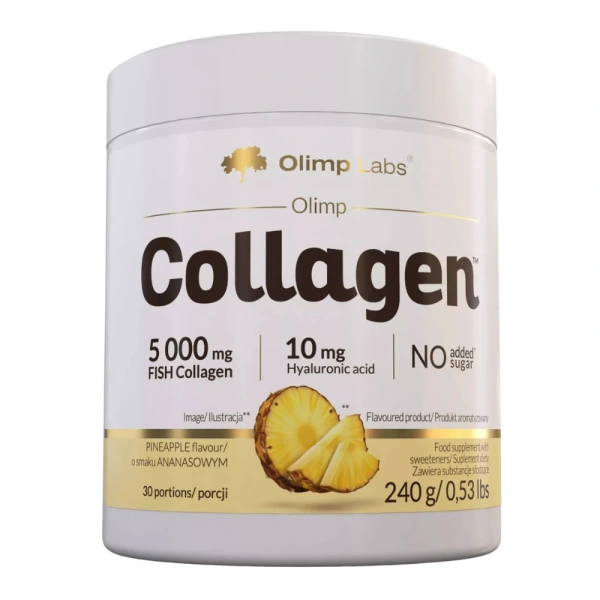 OLIMP Collagen (kolagen, włosy, skóra, paznokcie) 240 g ananas
