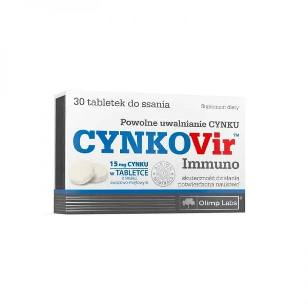 OLIMP CYNKOVir Immuno (Cynk, Odporność) 30 Tabletek do ssania
