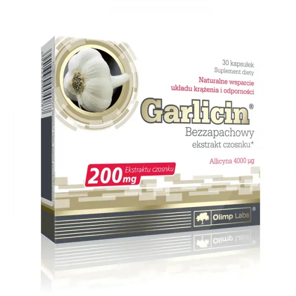 OLIMP Garlicin (Ekstrakt z Czosnku Pospolitego, Bezzapachowy) 30 Kapsułek
