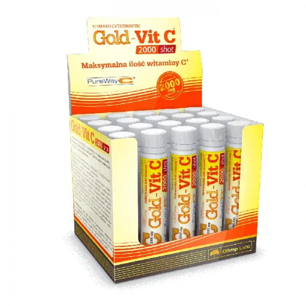 OLIMP Gold-Vit C 2000 Shot PureWay-C (Vitamin C) 20 x 25ml Lemon