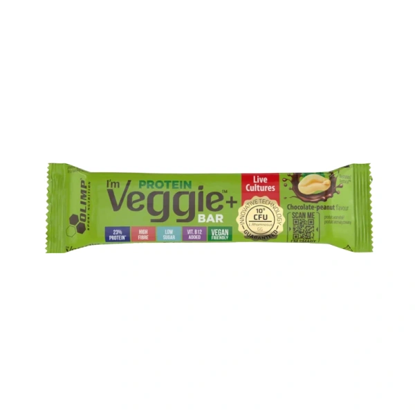 OLIMP I'm Veggie Protein Bar+ 50 g czekoladowo-arachidowy