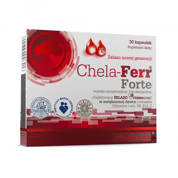 OLIMP Chela-Ferr Forte (Easily Absorbable Iron) 30 Capsules