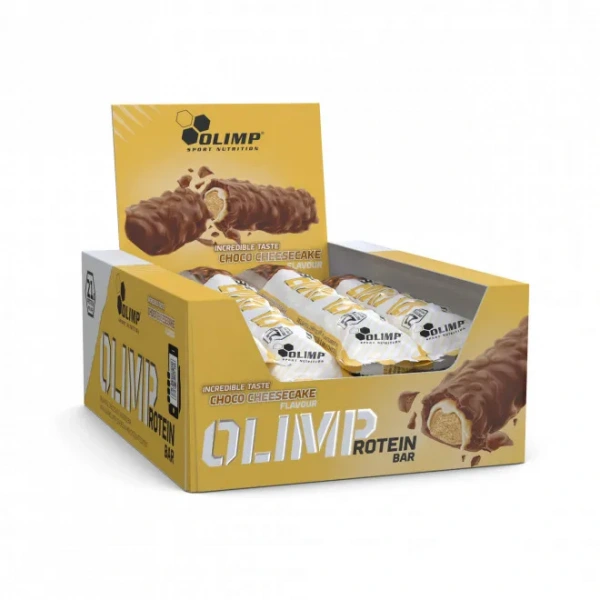 OLIMP Protein Bar - Baton Proteinowy 12 x 64g Choco Cheesecake (Czekoladowy Sernik)