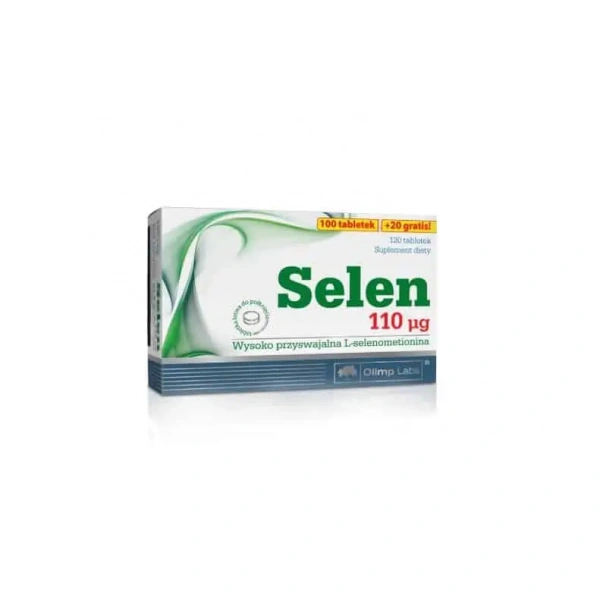 OLIMP Selen (Wsparcie Tarczycy i Odporności) 110mcg 120 Tabletek