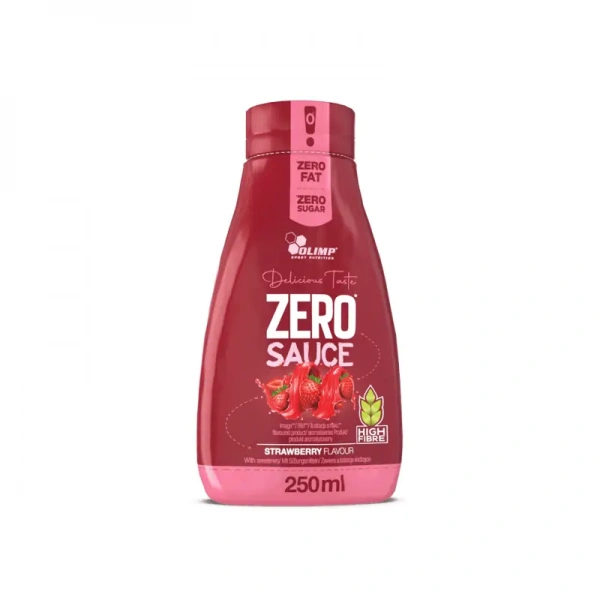 OLIMP Sos Zero Sauce 250ml Truskawkowy