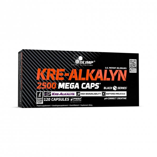 OLIMP KRE-ALKALYN 2500 MEGA CAPS (MONOHYDRAT KREATYNY) 120 Kapsułek