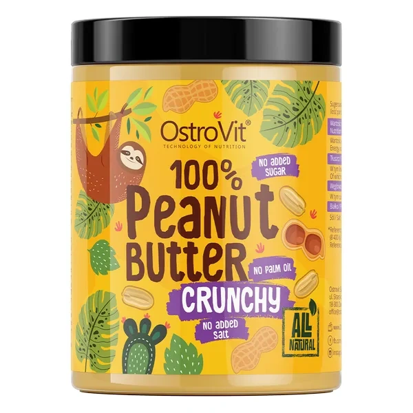 OSTROVIT 100% Peanut Butter 1000g Crunchy