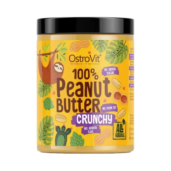 OSTROVIT 100% Peanut Butter 1000g Crunchy