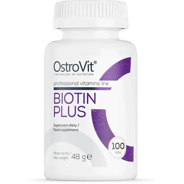 OSTROVIT Biotin Plus (Hair, skin, nails) 100 Tablets