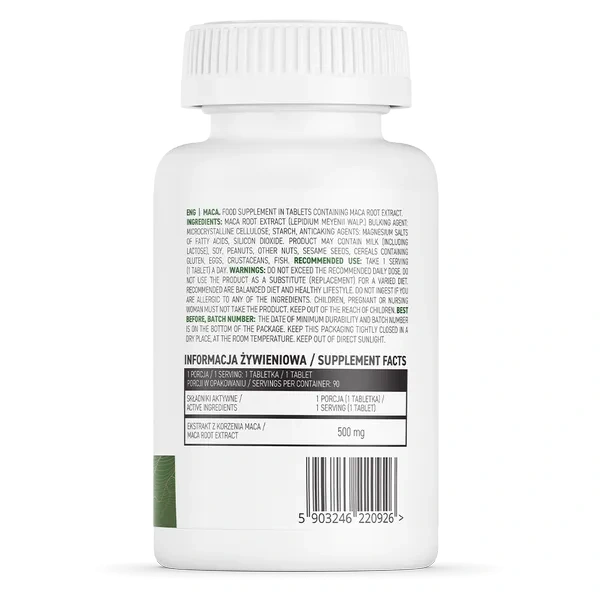 OSTROVIT Maca (Root extract) 90 Vegan Tablets