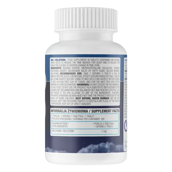 OSTROVIT Melatonin 1 mg - 180 tablets