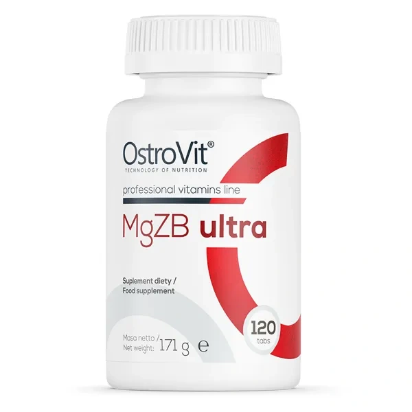 OSTROVIT MGZB ULTRA (Magnesium, Zinc, Vitamin B6) 120 Tablets