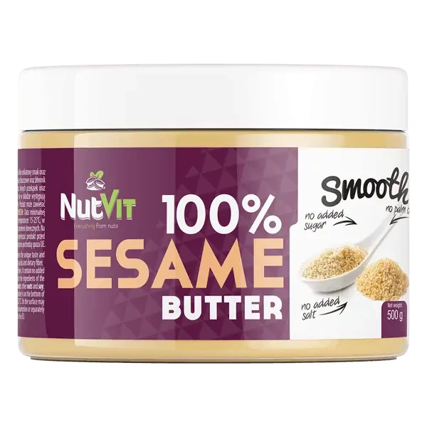 OSTROVIT NutVit 100% Sesame Butter (Masło z nasion Sezamu) 500g