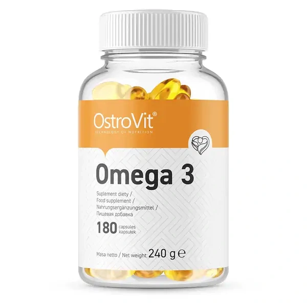OSTROVIT Omega 3 (EPA DHA + Witamina E) 180 kapsułek