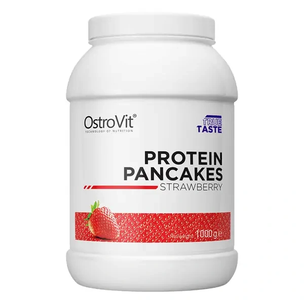 OSTROVIT Protein Pancakes (Naleśniki na bazie mąki owsianej) 1000g Truskawka