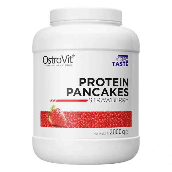 OSTROVIT Protein Pancakes (Naleśniki na bazie mąki owsianej) 2000g Truskawka