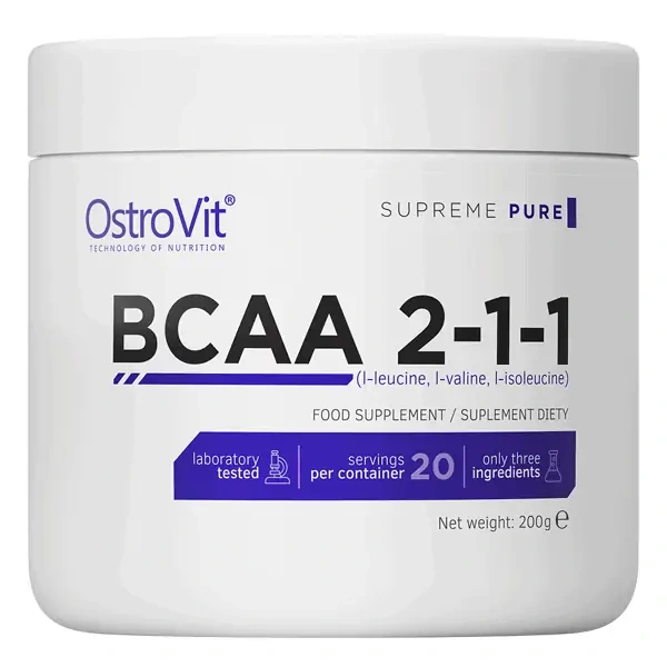 OSTROVIT Supreme Pure BCAA 2-1-1 (Aminokwasy) 200g