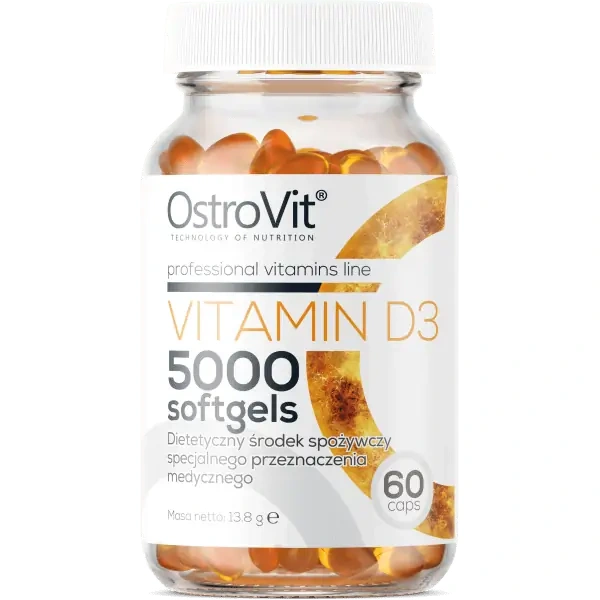 OSTROVIT Vitamin D3 5000 - 60 capsules