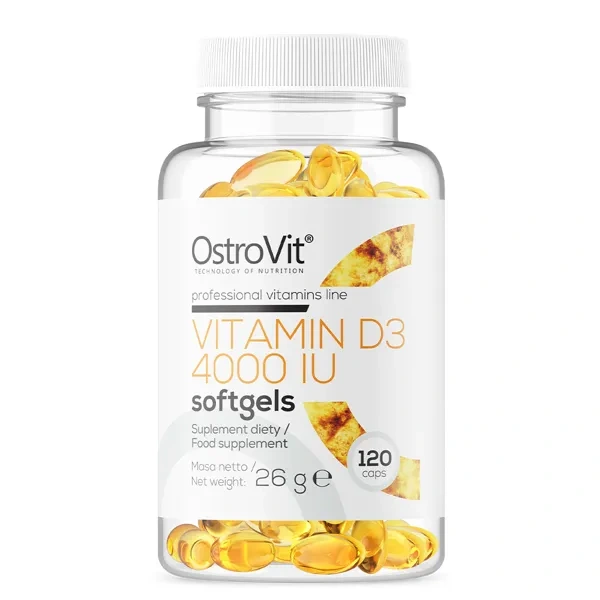 OSTROVIT Vitamin D3 4000IU 120 Capsules