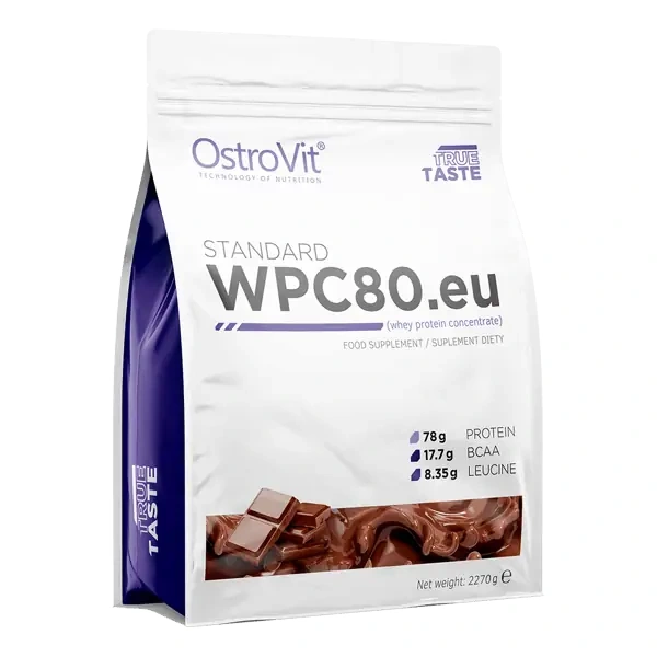 OSTROVIT WPC80.eu (Koncentrat Białka Serwatkowego) 2270g Czekolada