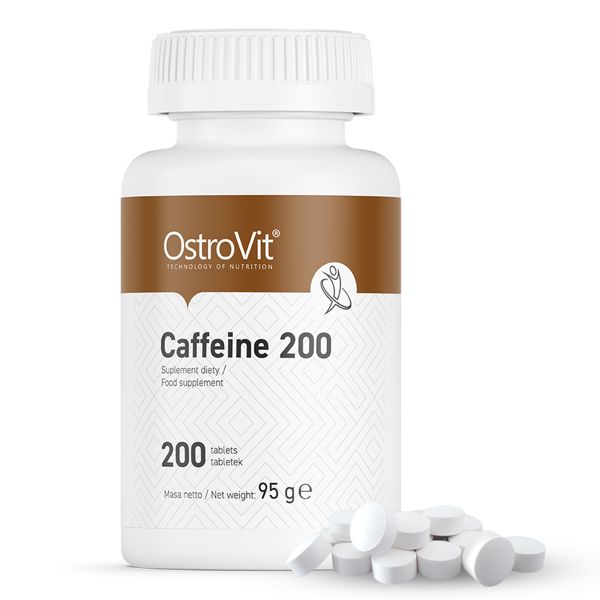 OSTROVIT Caffeine 200 (Kofeina) 200 Tabletek