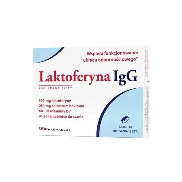 Laktoferyna IgG 15 Tabletek do ssania