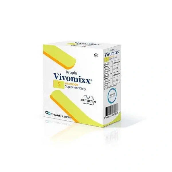 VIVOMIXX  Krople dla Dzieci i Niemowląt (Kolonizacja bakteryjna przewodu pokarmowego) 2 x 5ml