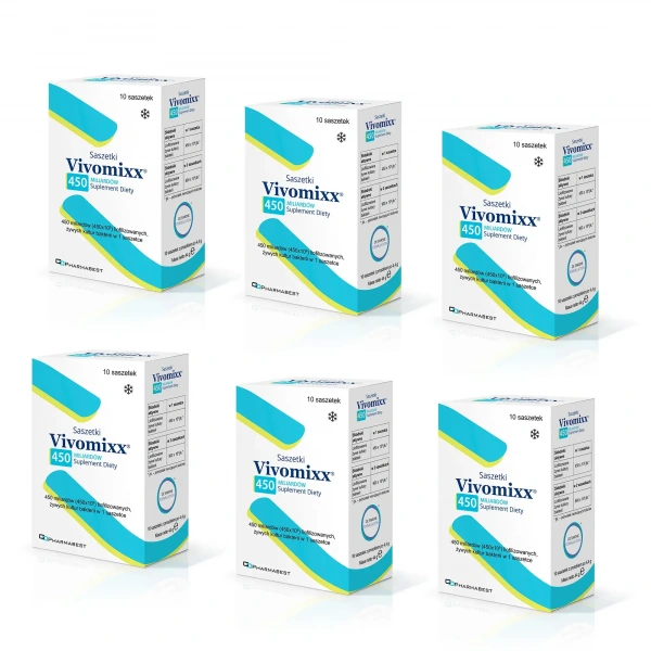 VIVOMIXX Probiotyk 6 x 10 saszetek (pełna dwumiesięczna kuracja)