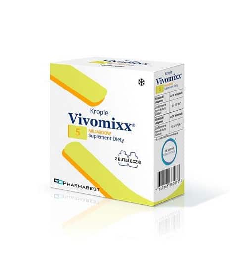 VIVOMIXX  Krople dla Dzieci i Niemowląt (Kolonizacja bakteryjna przewodu pokarmowego) 2 x 5ml