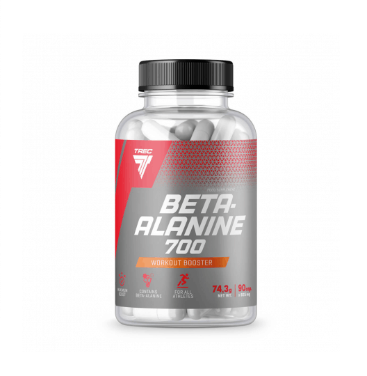 TREC Beta-Alanine 700 (Wytrzymałość mięśniowa) 90 Kapsułek