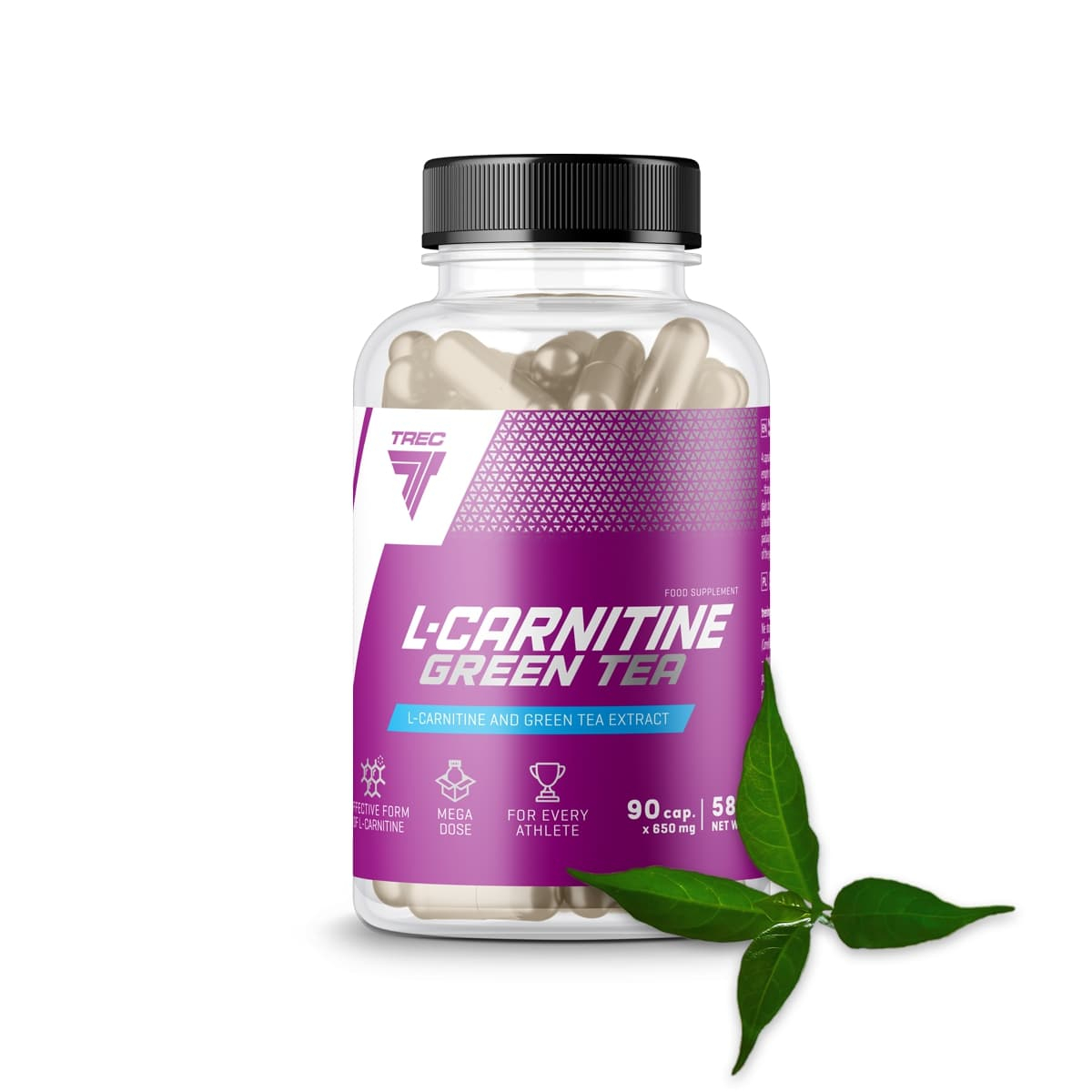TREC L-Carnitine + Zielona Herbata 90 Kaps