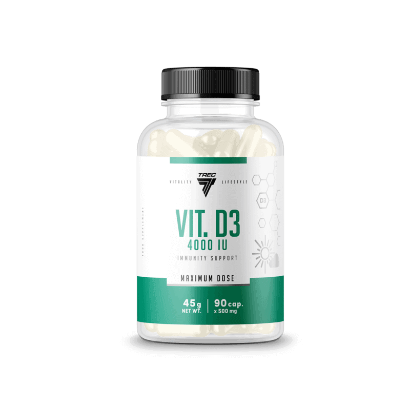 TREC Vit. D3 4000IU (Witamina D3) 90 Kapsułek