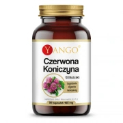 YANGO Czerwona Koniczyna (Łagodzeniu Objawów Procesu Menopauzy) Ekstrakt 10:1 - 90 Kapsułek Wegańskich